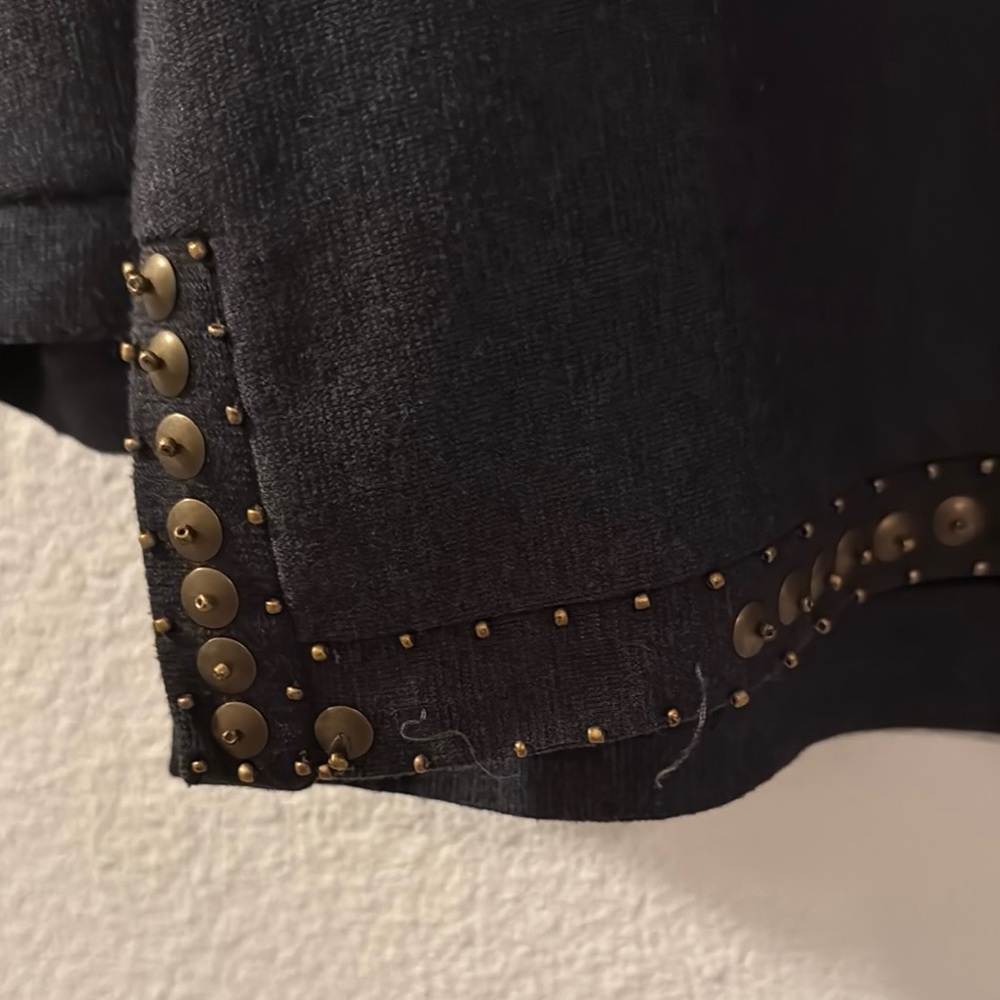 Joseph Ribkoff Black Relaxed Embellished Blouse - Picture 8 of 8